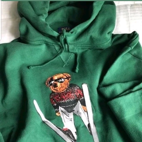 Polo Ralph Lauren ski bear hoodie - Picture 3 of 4